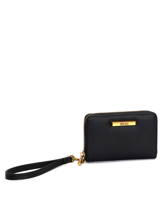 Carteira Pequena Santa Lolla Preta Alça Mão