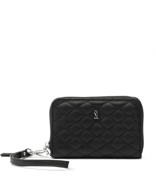 Carteira Pequena Santa Lolla Preta Matelassê