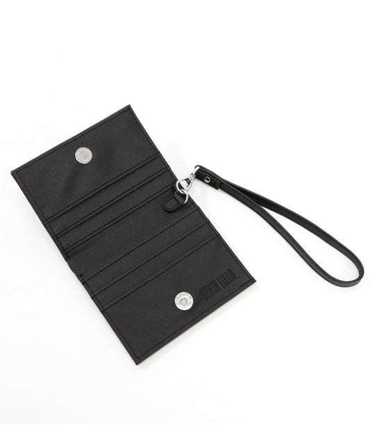 Carteira Pequena Santa Lolla Preta Risco