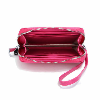 Carteira Pequena Santa Lolla Rosa Hibisco