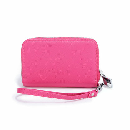 Carteira Pequena Santa Lolla Rosa Hibisco