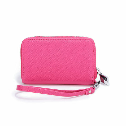 Carteira Pequena Santa Lolla Rosa Hibisco