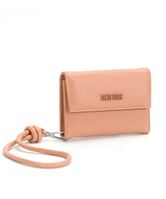 Carteira Pequena Santa Lolla Rosê Risco