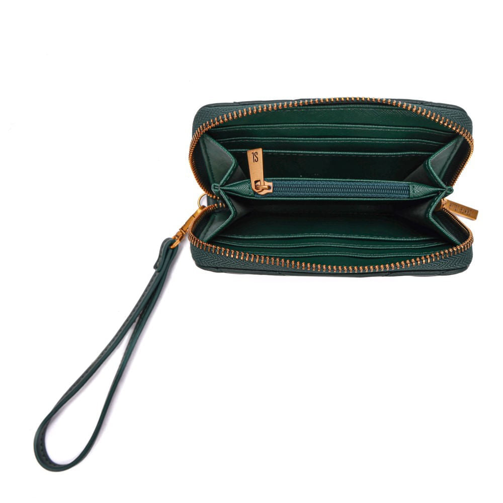 Carteira Pequena Santa Lolla Verde Alça De Mão