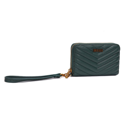Carteira Pequena Santa Lolla Verde Alça De Mão