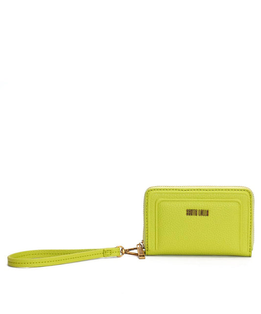 Carteira Pequena Santa Lolla Verde Oliva Alça Mão