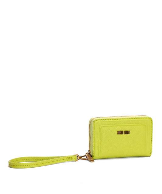 Carteira Pequena Santa Lolla Verde Oliva Alça Mão