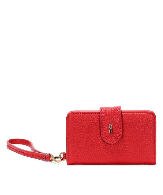 Carteira Pequena Santa Lolla Vermelha Alça Mão
