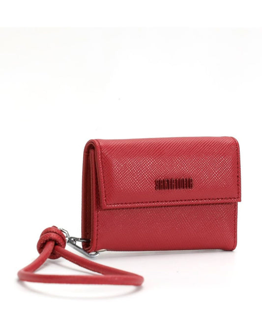 Carteira Pequena Santa Lolla Vermelha Risco