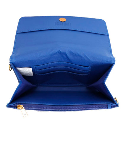 Carteira Santa Lolla Azul Alça Transversal