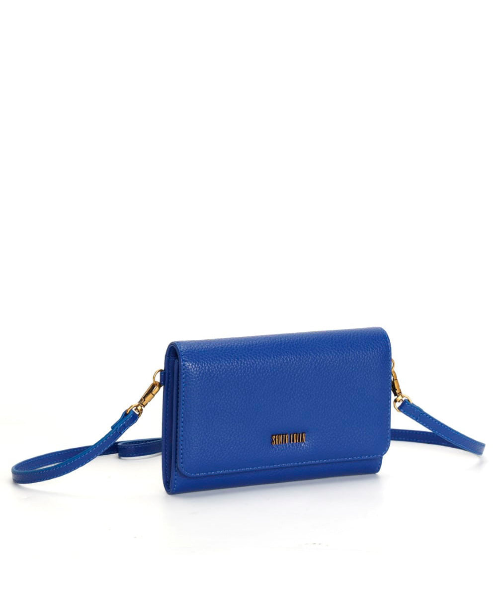 Carteira Santa Lolla Azul Alça Transversal
