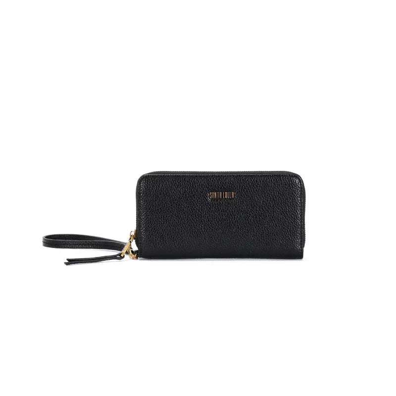 Carteira Santa Lolla Floater Preta Alça De Mão