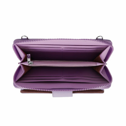 Carteira Santa Lolla Lavanda Alça Ombro