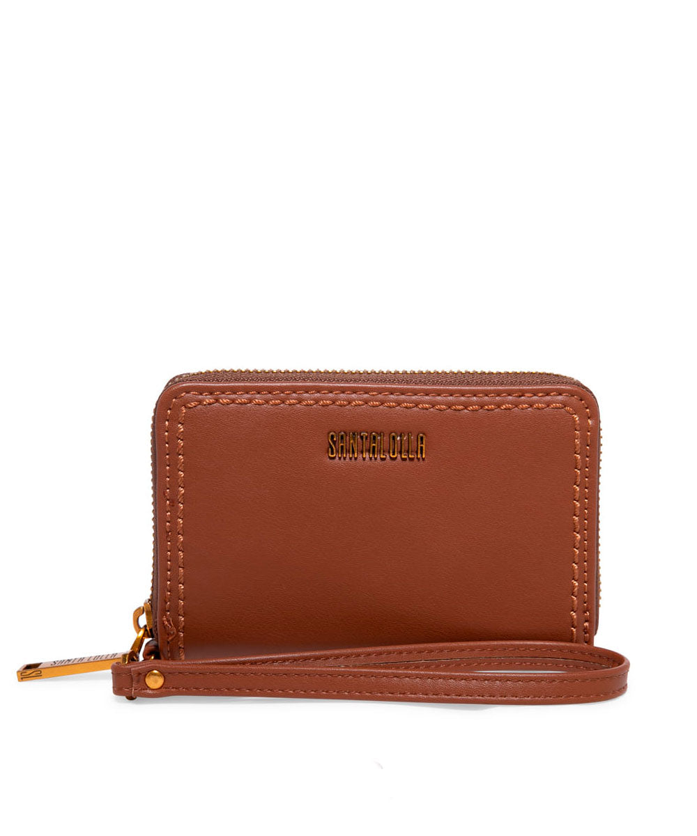 Carteira Santa Lolla Marrom Alça Mão