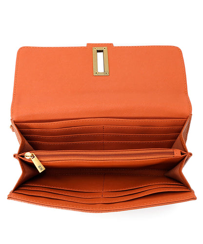 Carteira Santa Lolla Marrom Cinamon Alça Mão