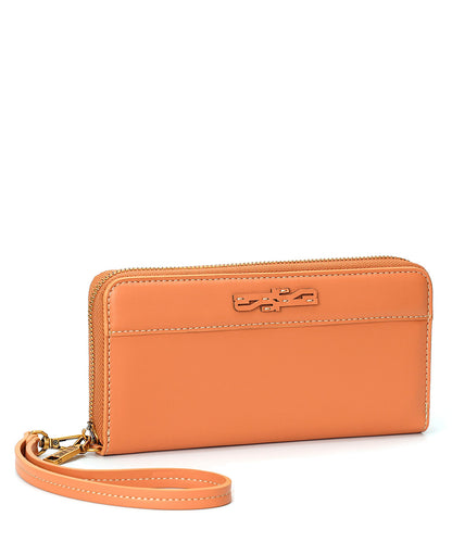 Carteira Santa Lolla Marrom Cognac Alça Mão