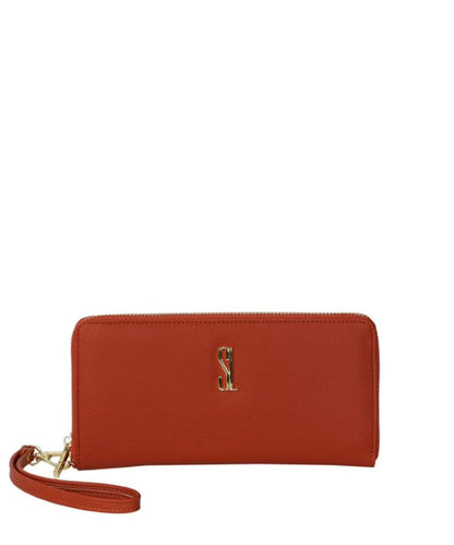 Carteira Santa Lolla Marrom Safari Alça Mão