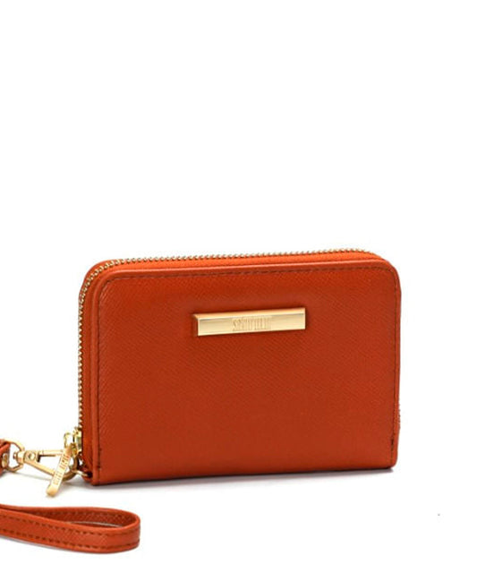 Carteira Santa Lolla Marrom Safari Alça Mão