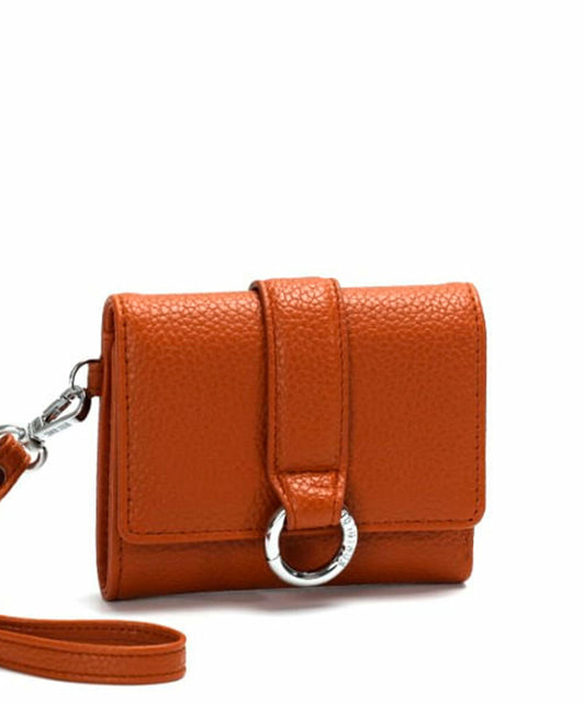 Carteira Santa Lolla Marrom Safari Alça Mão