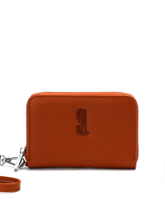 Carteira Santa Lolla Marrom Safari Alça Mão