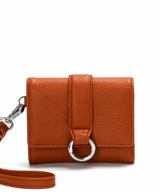 Carteira Santa Lolla Marrom Safari Alça Mão