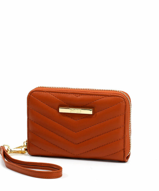 Carteira Santa Lolla Marrom Safari Alça Mão