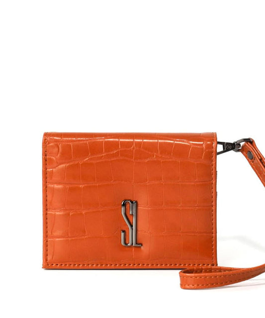 Carteira Santa Lolla Marrom Safari Alça Mão