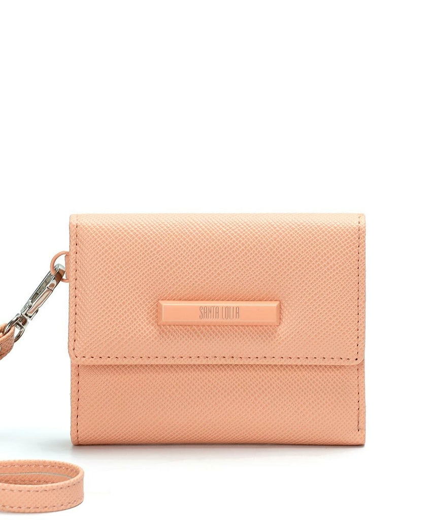 Carteira Santa Lolla Nude Rosado Alça Mão