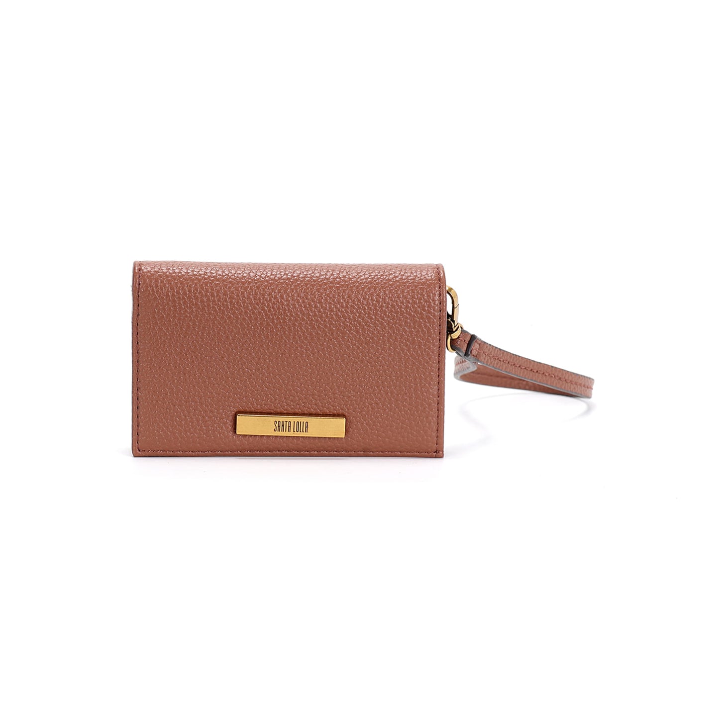Carteira Santa Lolla Pequena Marrom Alça De Mão