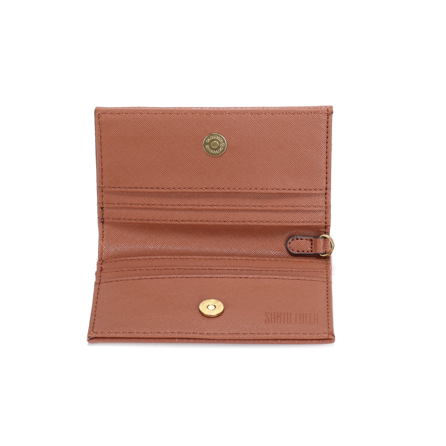 Carteira Santa Lolla Pequena Marrom Alça De Mão