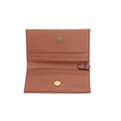Carteira Santa Lolla Pequena Marrom Alça De Mão