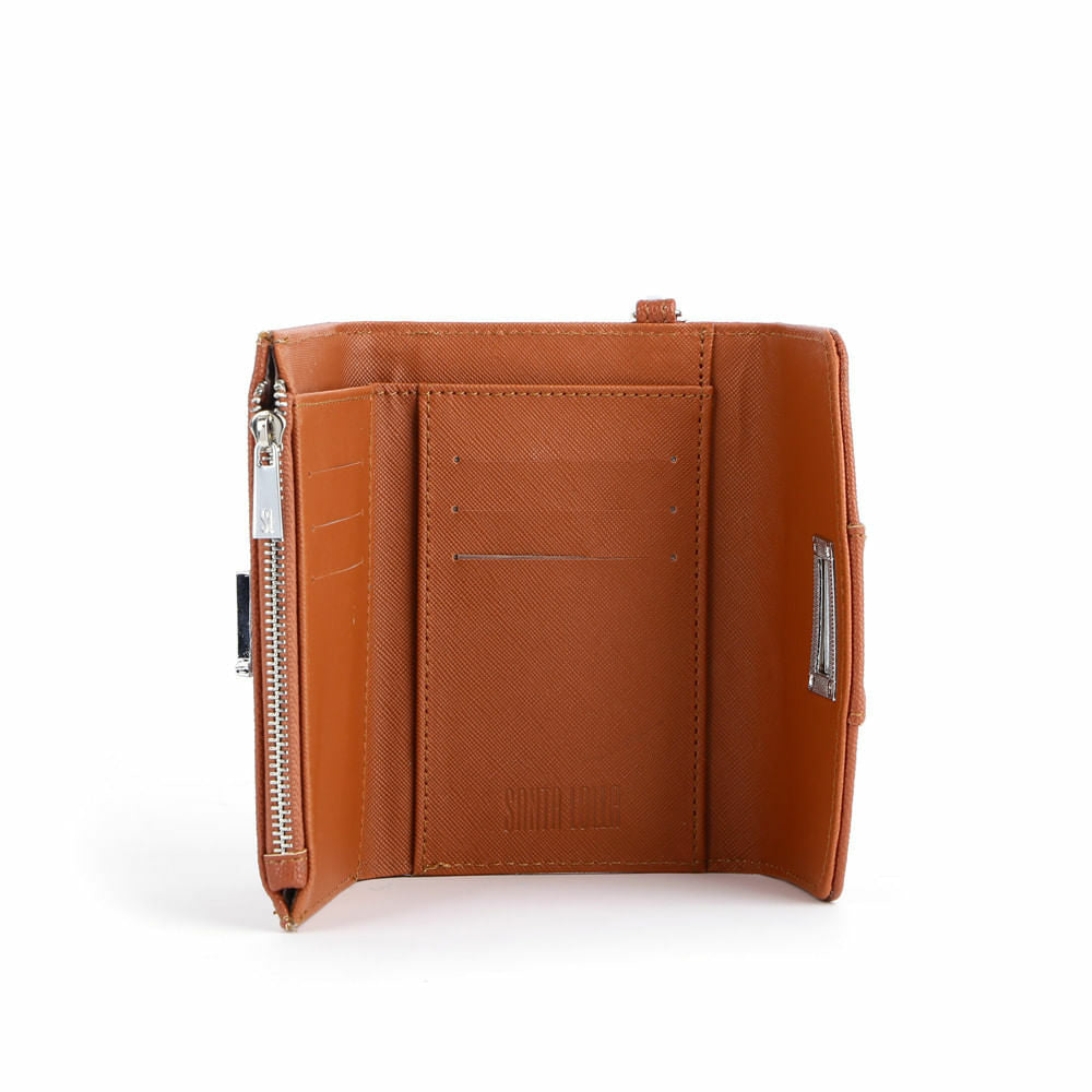 Carteira Santa Lolla Pequena Marrom