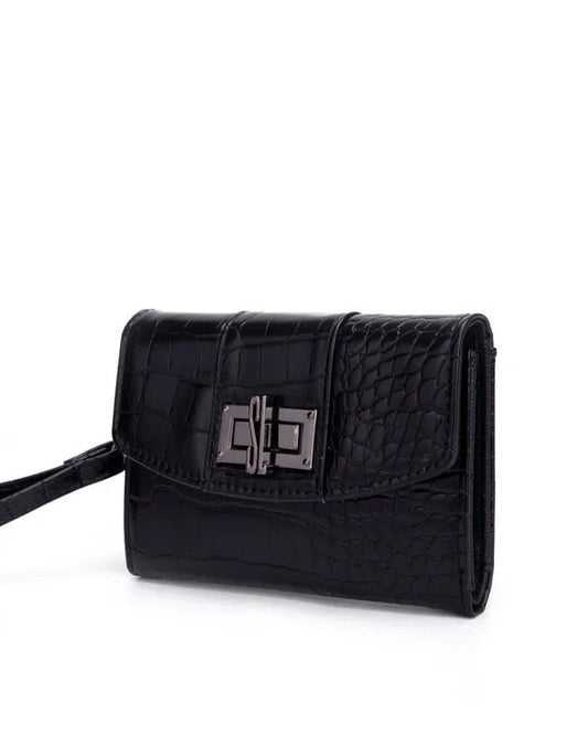 Carteira Santa Lolla Pequena Preta