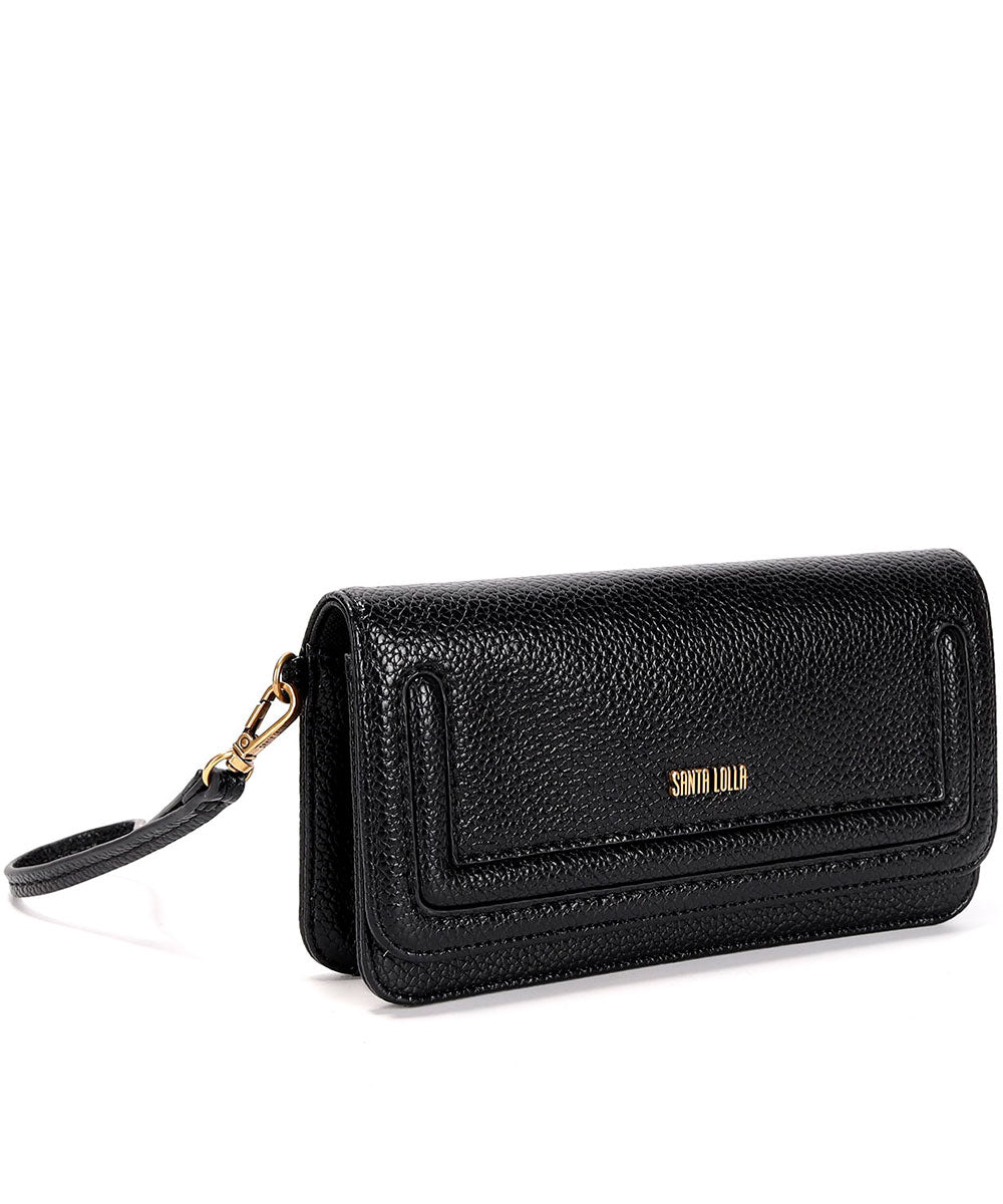 Carteira Santa Lolla Preta Alça Mão