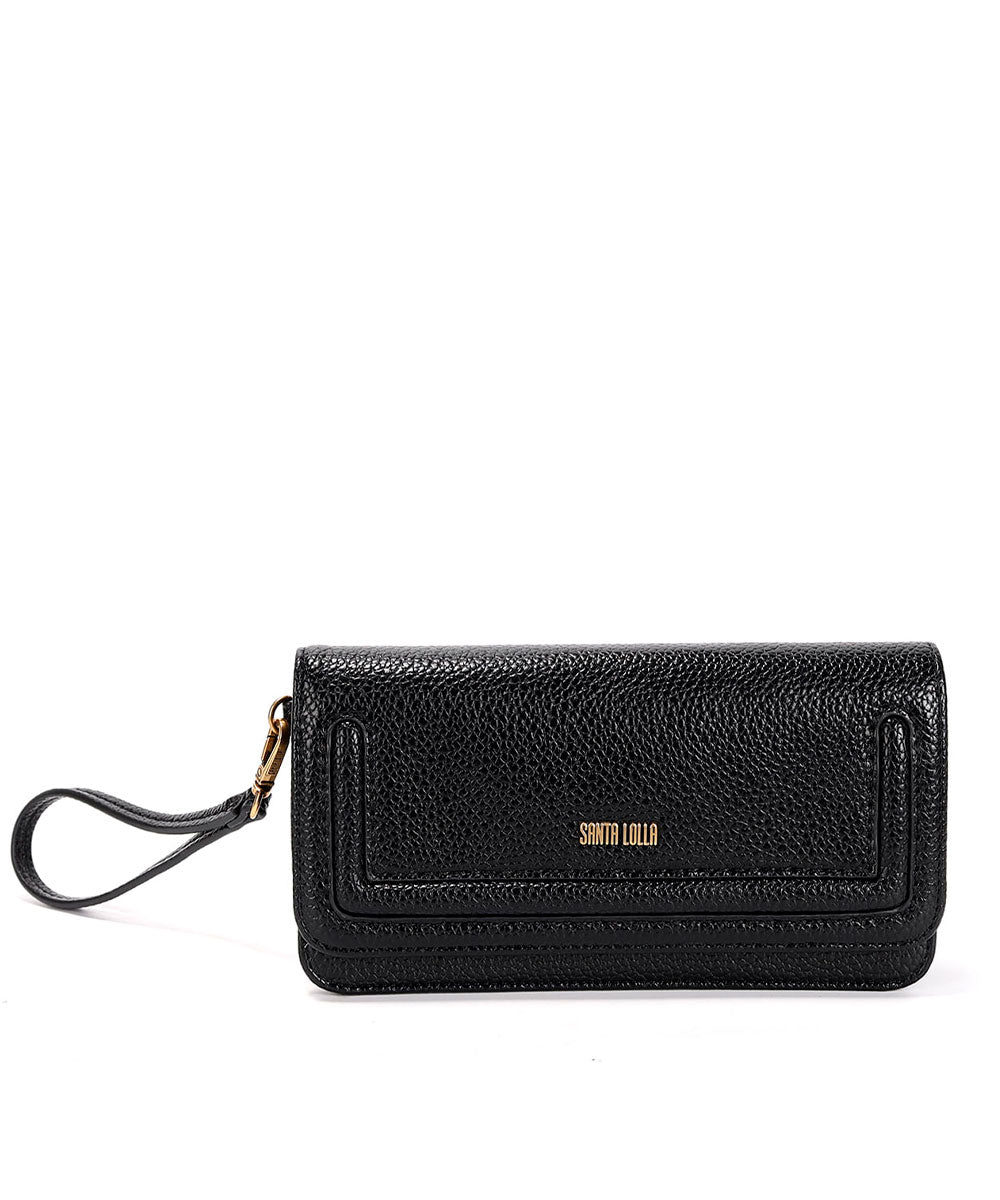 Carteira Santa Lolla Preta Alça Mão