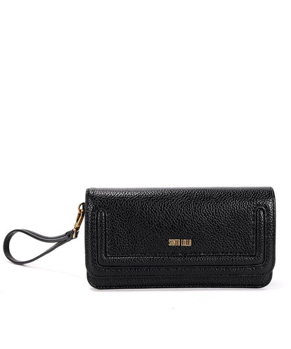 Carteira Santa Lolla Preta Alça Mão