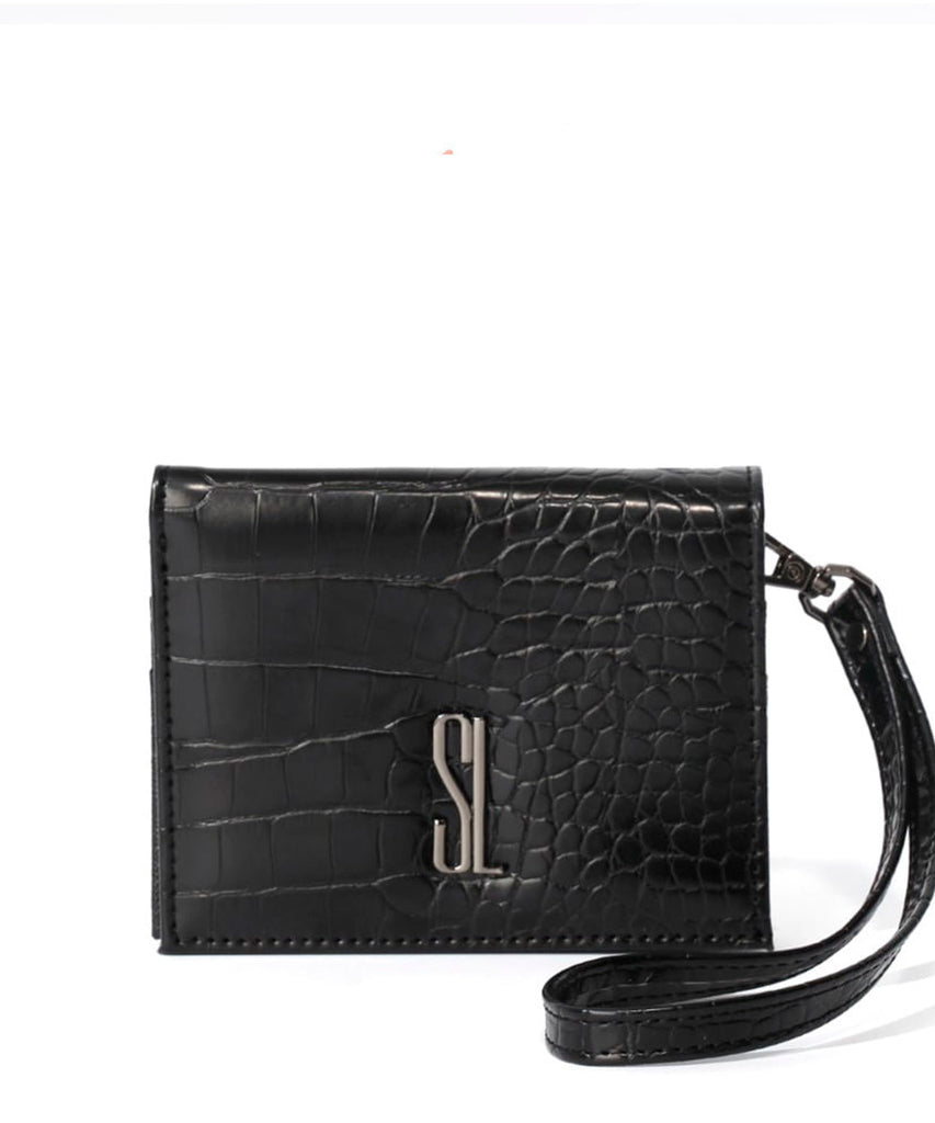 Carteira Santa Lolla Preta Alça Mão