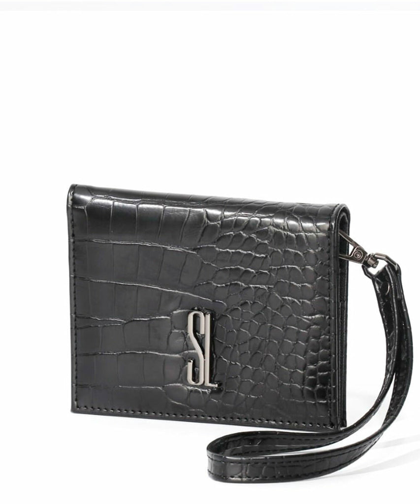 Carteira Santa Lolla Preta Alça Mão