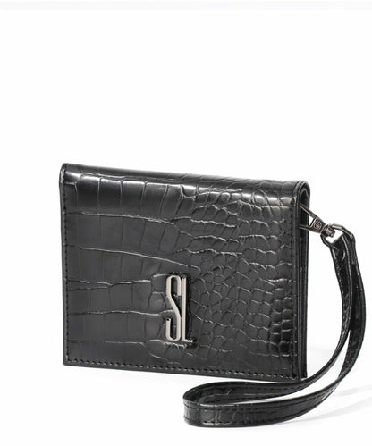 Carteira Santa Lolla Preta Alça Mão