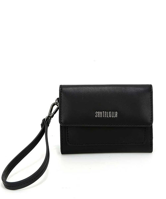Carteira Santa Lolla Preto Alça Mão