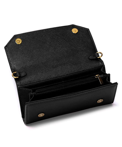 Carteira Santa Lolla Preto Tramado Alça