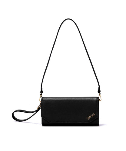 Carteira Santa Lolla Preto Tramado Alça