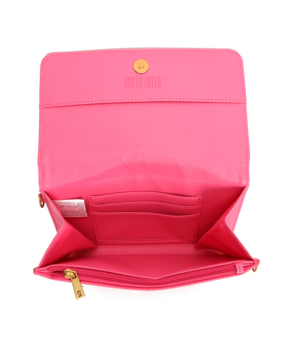 Carteira Santa Lolla Rosa Alça Transversal