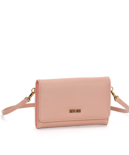 Carteira Santa Lolla Rosa Alça Transversal