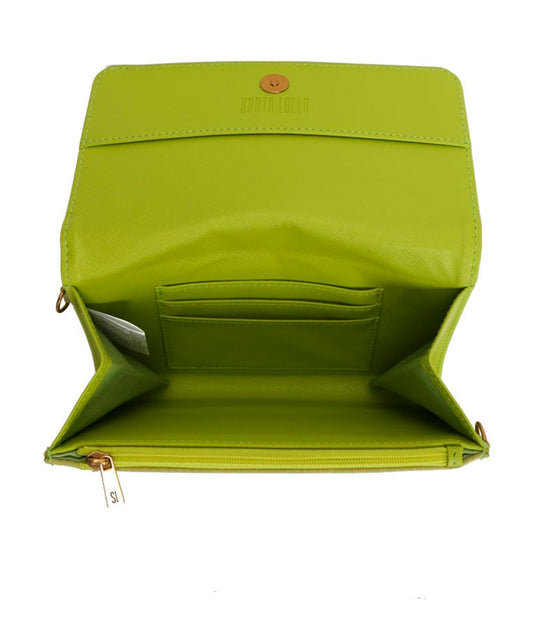 Carteira Santa Lolla Verde Oliva Alça Transversal