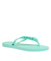 Chinelo Flip Flop Azul Borracha Correntes