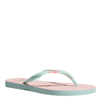 Chinelo Flip Flop Azul Estampado Santa Lolla Borracha