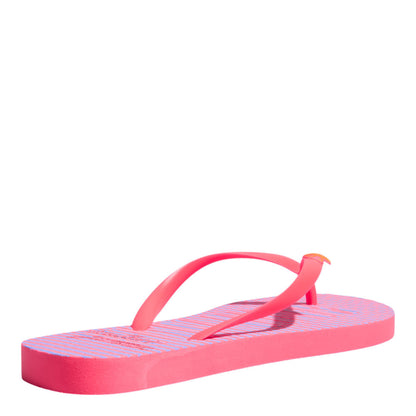 Chinelo Flip Flop Rosa Estampado Santa Lolla Borracha
