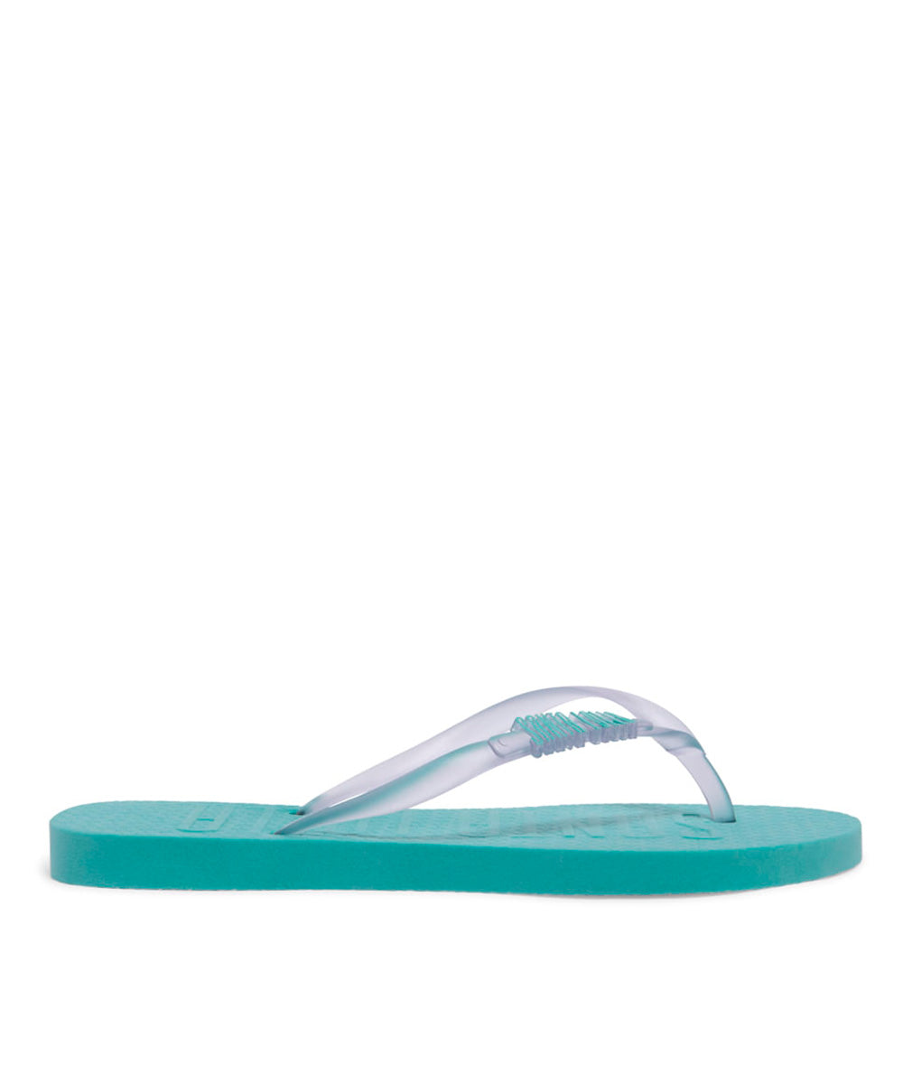 Chinelo Flip Flop Santa Lolla Azul Laguna Borracha
