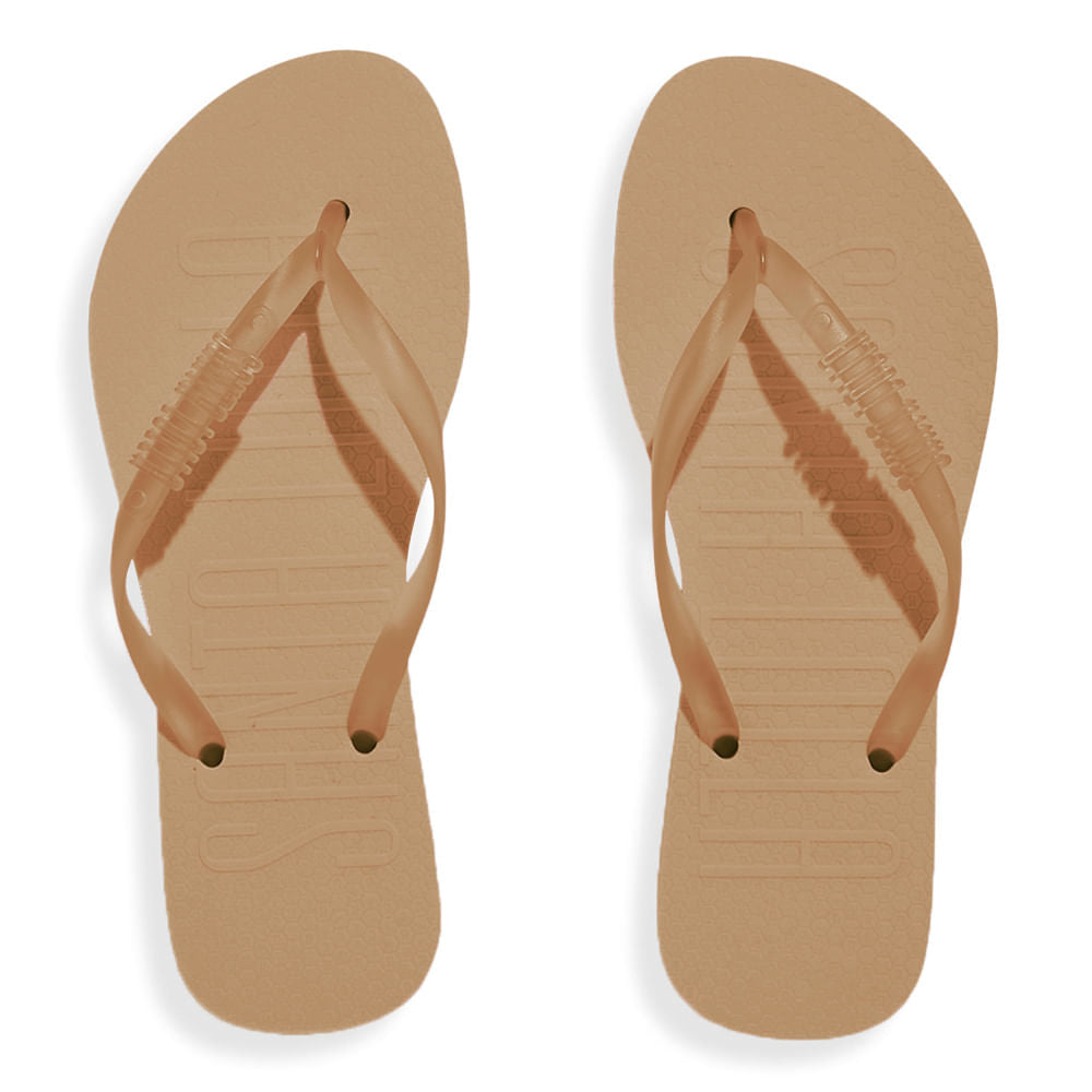 Chinelo Flip Flop Santa Lolla Bege